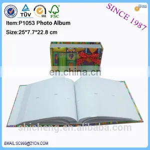 Fancy Colorful Wholesale Family Photo Album,wedding Photo Album With Photo Frame Box thumbnail-1