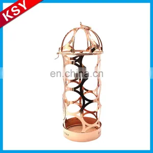 New Product Competitive Price Simple European-Style Antique Metal Artillery Type Wine Bottle Holder Rack thumbnail-2