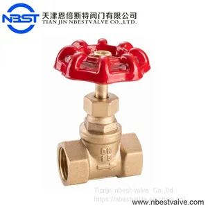 Low Pressure NPT 1/2 Inch Brass Steam Gate Valve thumbnail-1