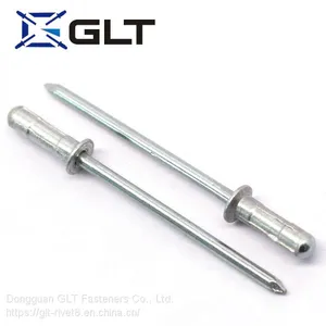 Galvanized Steel Countersunk Head Aluminum Steel Single Head Rivets 6 mm thumbnail-3