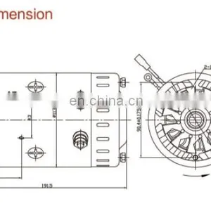 Factory Direct Sale Hydraulic Pump DC Motor 24V 3HP 2700RPM thumbnail-5