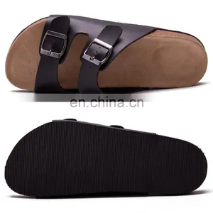 Amazon Hot Sale Men's Summer Outdoor Wear Slippers Cork Drag Wear Large Size Beach Trend Slippers Casual Sandals thumbnail-6