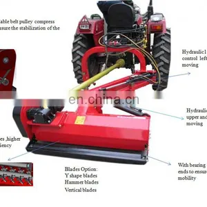 Agriculture Machinery Tractor 3 Point PTO Driven Verge Flail Mower thumbnail-5