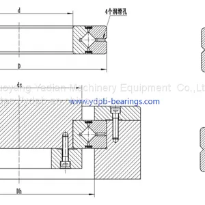 RA13008 Precision Crossed Roller Bearing For Mini Collaborative Robots thumbnail-2