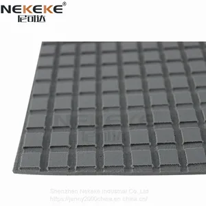 NEKEKE 6 mm Thick Gray + Square on Surface Marine EVA Foam Synthetic Teak Flooring Sheet Boat Yacht Decking Flooring thumbnail-1