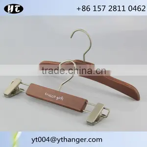 Children Wooden Hanger and Pants Hanger Cute Kids Wooden Hanger thumbnail-2