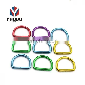 Fashion High Quality Bag & Strap & Collar & Leash Metal D Rings Pink thumbnail-2