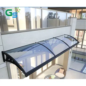Plastic Bracket Clear Polycarbonate Solid Sheet Awning for Window thumbnail-3