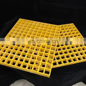 Anti-slip Molded Mini Mesh FRP Grill Stair Anti-corrosion Flooring Fiberglass Grating thumbnail-2