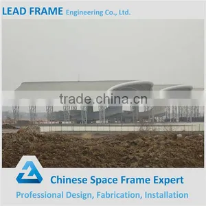 High Security Prefab Steel Space Frame Airplane Hangar thumbnail-6