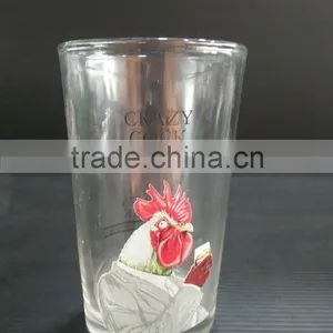350ml Glass Cup With Printing thumbnail-1