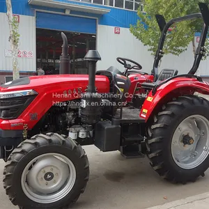 QLN Good Price Famous Brand 55hp 60hp 4*4 Agricole Wheel Traktor for Sale thumbnail-1