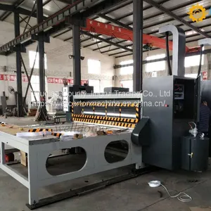 Corrugated cardboard flexo printing die cutting slotting machine thumbnail-4