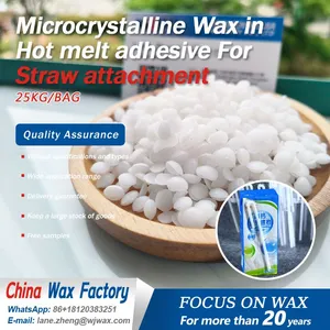Microcrystalline Wax in Hot Melt Adhesive For Straw Attachment thumbnail-1