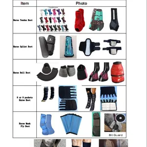 Horse Equipment Equestrian Horse Bell Boots thumbnail-2