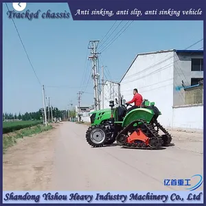 Triangle Track Assembly Tractor Modification Customized Paddy Field Passing Strength thumbnail-1