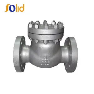 A216 WCB Class 300 RF Cast Steel Flange Swing Check Valve thumbnail-1