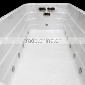 5.8m Poseidon Innovative Technology Swim Spa With Touchpaneth & Bluetooth Music Outdoor Massage Function Swim Pool thumbnail-3