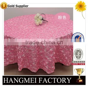 Wedding Decoration Red Rose Table Cloth HM-ZB62 thumbnail-2