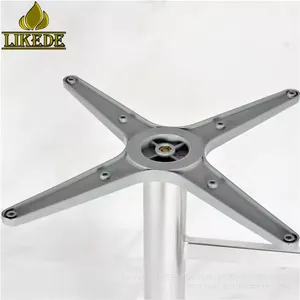 Hot Sale Low Price Double Legs Steel Pipe Table Base 304# Stainless Steel Table Frame thumbnail-4