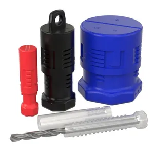 Transparent Big Diameter Cnc Tools Twistpack Ratchet Length Drill Bit Round Telescopic Plastic Packaging Tubes thumbnail-1