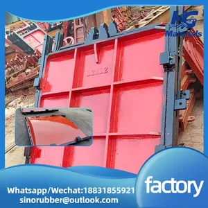 Cast Iron Canal Gate, Round and Square Sewage Pipe Side-opening 304 Gate, Anti-backflow Water-stopping Steel Reservoir Flap Gate Factory thumbnail-1