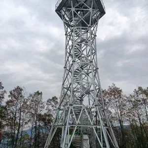 Telecom Durable Telecommunication Transmission Line Load-Bearing Angle Steel Building Structure Power Tower thumbnail-4