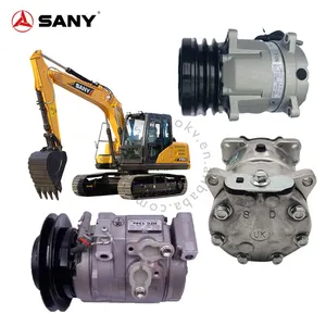 Genuine SANY Excavator AC Compressor | Air Conditioner Cooling Parts for SY75 SY215 SY365 | Original & OEM Replacement thumbnail-4