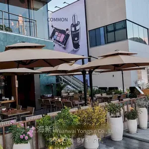 Outdoor Furniture Sunshade Umbrellas, Square Roman Umbrellas for Gardens and Restaurants, Customized by Manufacturers thumbnail-4