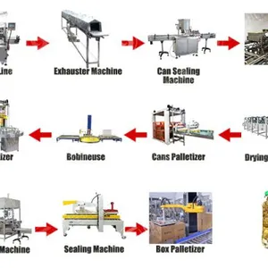 304 Stainless Steel 500KG/H Production Capacity Canned Cucumber Processing Line for Sale thumbnail-2