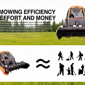 Vigorun Industrial Self Propelled Remote Control Rubber Track Multitasker With 1000mm Forest Mulcher thumbnail-5
