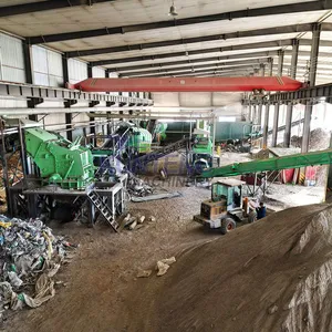Municipal Solid Waste Sorting Plant Msw Shredder Machine Eddy Current Waste Separator Waste Treatment Machinery EPC thumbnail-1