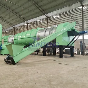 Screw Type Waste Wood Bamboo Biochar Making Machine Biomass Pyrolysis Machine EPC thumbnail-2