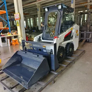 Skid Loader Export Version Diesel Electric Multi-function Seat Skid Steer Loader thumbnail-1