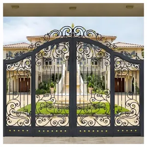 China Wrought Iron Gate Aluminum Gate Design thumbnail-1