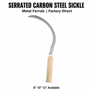 Factory Supply Agricultural Hand Sickle for Repeated Field Use for Middle East Buyers Export Container Supply for Agricultural Harve thumbnail-3