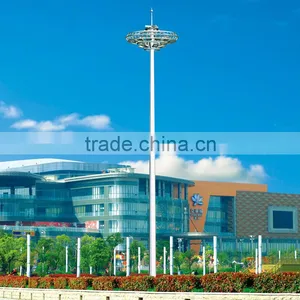 30m High Mast Lighting Pole for School Factory thumbnail-2