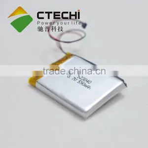 Rechargeable Polymer 523040 590mAh Battery thumbnail-1