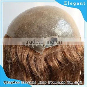 Top Quality 100% Remy Human Hair Women Toupee Wholesale thumbnail-2