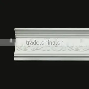 European- Style Architectural Decorative PU Carving Cornice Mouldings thumbnail-2