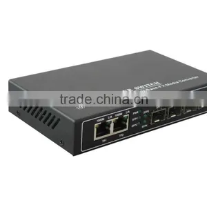 Hot Selling Gigabit Ethernet Optical Fiber Switch 2 Rj45 Ports & 4sfp Sockets thumbnail-2