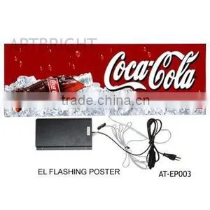 Advertising Indoor Flashing EL Poster(w/o Frame) thumbnail-1