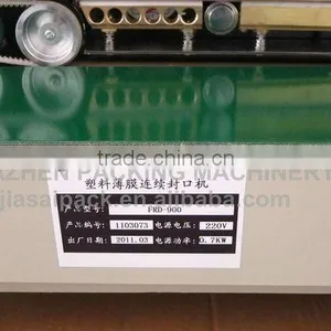Continuous Band Sealer Machine FRD900S Induction Sealer Horizontal Continuous Bag Sealer thumbnail-3