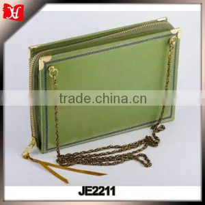 Luxury Design Women Brand Zipper Book Clutch Bag Supplier's Choice thumbnail-1