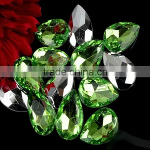 China Wholesale Teardrop Acrylic Sew on Rhinestone With Saim, Sew on Acrylic Stone Wholesale for Wedding Dress thumbnail-2