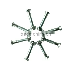 Shiny Siliver Skate Board Bolts, Available Stock 1 Sets(8pcs)skateboard Hardware Screw Bolts, ILVERADOS SKATEBOARD MOUNTING HARD thumbnail-1