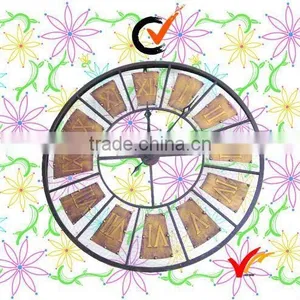LWYW3324 Big Metal Decorative Wall Clock thumbnail-1