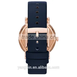 High Quality Thin Leather Japan Movt Quartz Stainless Fashion Wrist Watch thumbnail-4