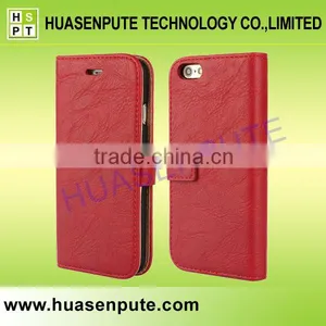 Vintage Style Leather Flip Magnetic Mobile Phone Cover Case For IPhone 6 thumbnail-1
