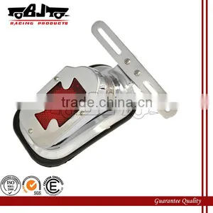 BJ-3118B-D Cross Style Chrome Aluminum LED Brake and Tail Lights for Motorcycle thumbnail-1